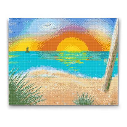 Diamond Painting - Painted Beach