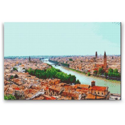 Diamond Painting - City View - Verona