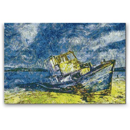 Diamond Painting - Parked Boat