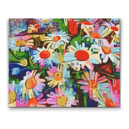 Diamond Painting - Colorful Flowers