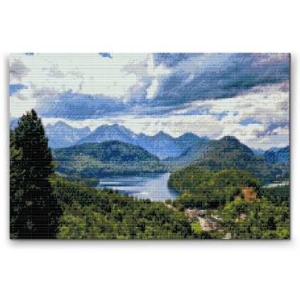 Diamond Painting - Lake in the Alps