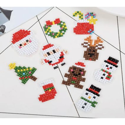 Diamond stickers - Christmas stickers 5