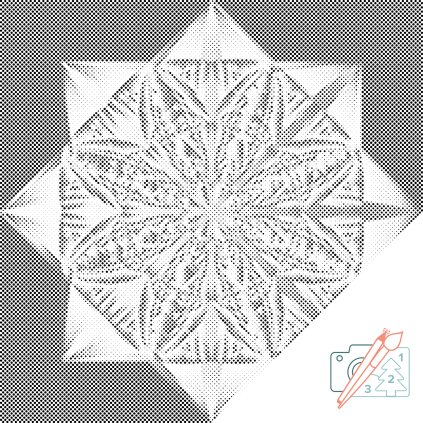 Dotting points - Star Mandala