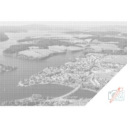 Dotting points - Lipno Reservoir