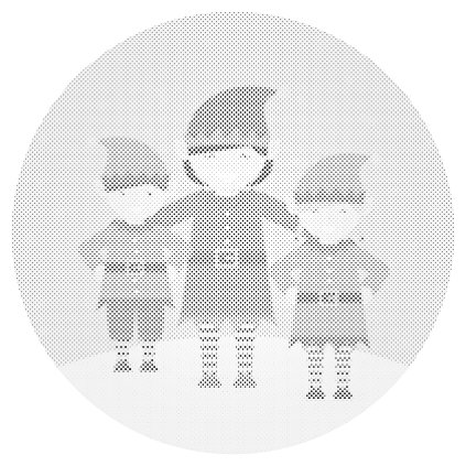 Dotting points - Christmas Elves