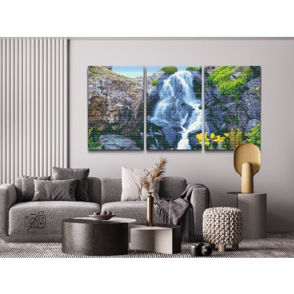 Diamond Painting - Magic waterfall (set of 3)