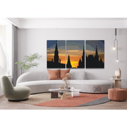 Paint by Number - Setting sun (set of 3)