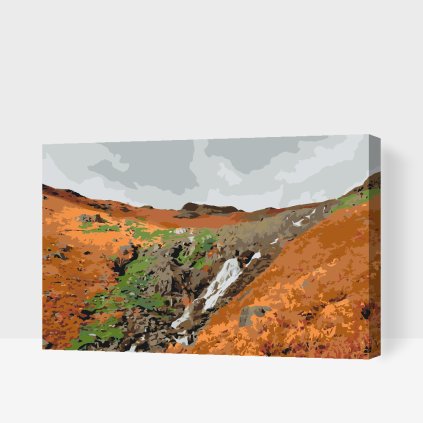 Malování podle čísel - Jezerní oblast Cumbria, Velká Británie 2