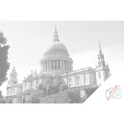 Tečkování - Katedrála sv. Pavla, Anglie