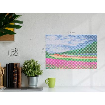 Zažehlovací korálky - Květinové pole