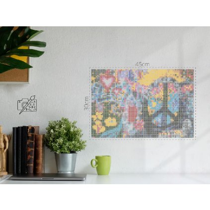 Zažehlovací korálky - Lennonova zeď