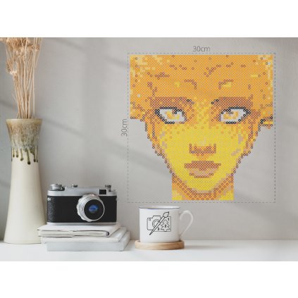 Zažehlovací korálky - Ohnivá žena