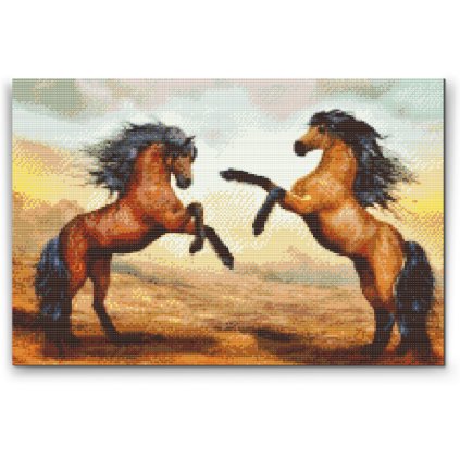Diamond Painting - Horses