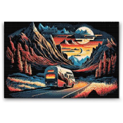 Diamond Painting - Trip to the Mountains