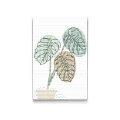 Diamond Painting - Boho Monstera 2