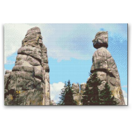 Diamond Painting - Adršpach Rocks - Mayor and Mayoress
