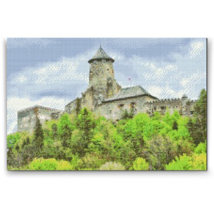 Diamond Painting - Ľubovnian castle