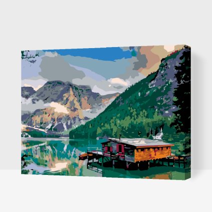 Paint by Number - Mountain Hut