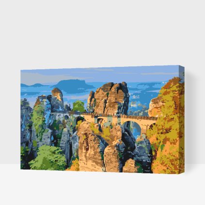 Paint by Number - Bastei Bridge