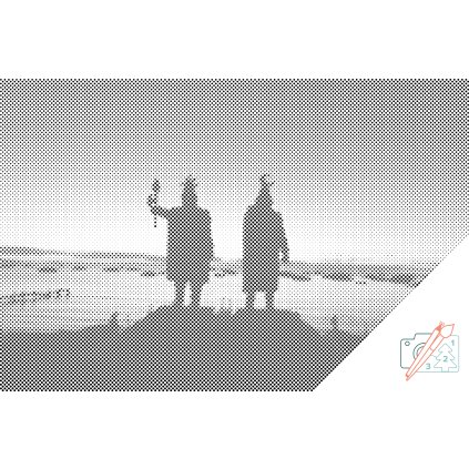 Dotting points - King at Sunset