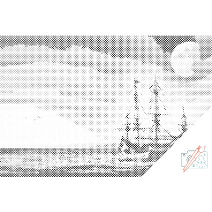 Dotting points - Sailing at Sunset