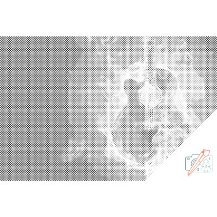 Dotting points - Burning Guitar