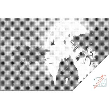 Dotting points - Cats at Full Moon 2