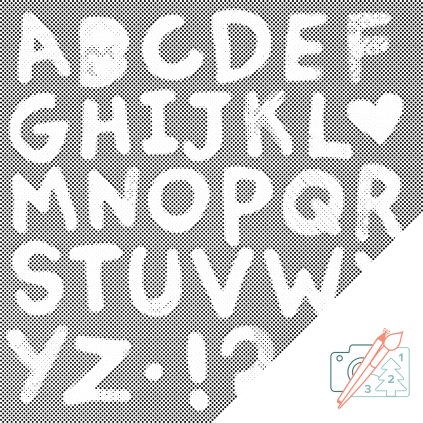 Dotting points - Alphabet