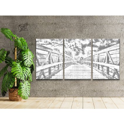 Dotting points - Bridge across a River (set of 3)