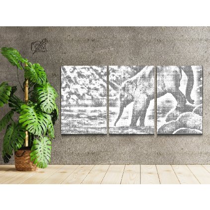 Dotting points - Little Elephant calf (set of 3)