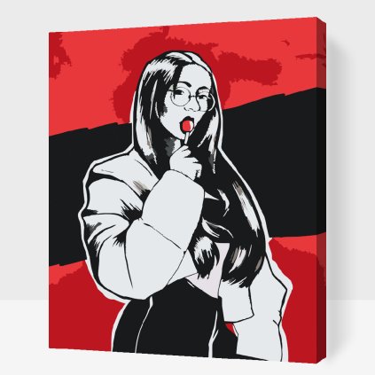 Paint by Number - Red Lollipop