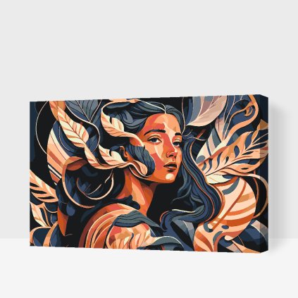 Paint by Number - Woman Amongst in the Leaves