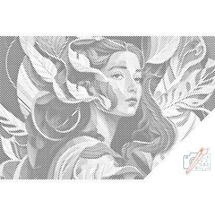 Dotting points - Woman Amongst in the Leaves