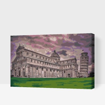 Paint by Number - The leaning tower of Pisa 2