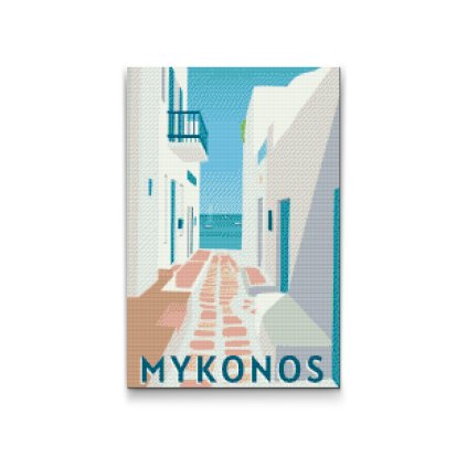Diamond Painting - Greece, Mykonos 