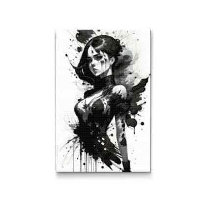 Diamantové malování - Vyzývavá dívka