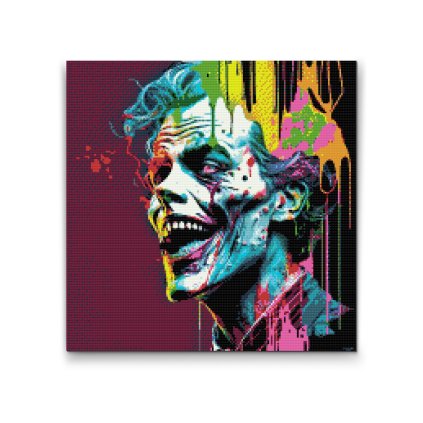 Diamantové malování - Šílený klaun