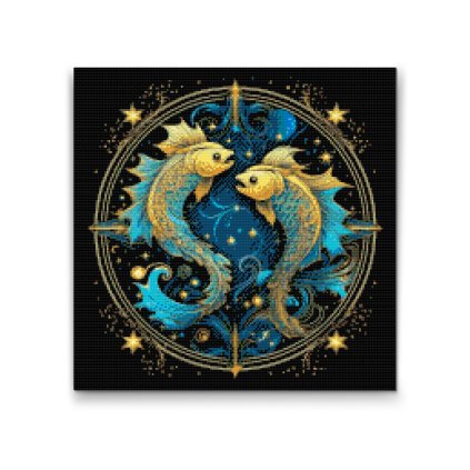 Diamantové malování - Ryby/Pisces