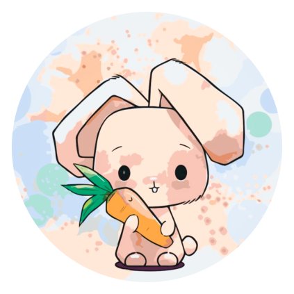 Paint by Number - Bunny with Carrot