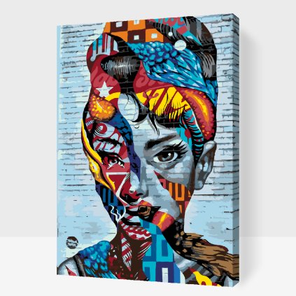 Paint by Number - Audrey Hepburn
