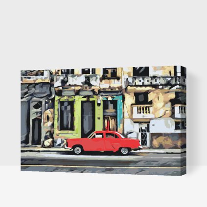 Paint by Number - Traveling around Cuba by Car