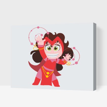 Paint by Number - Scarlet Witch Wanda