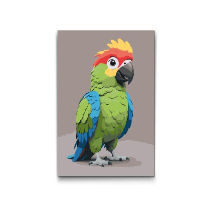 M2_Painting_by_Numbers_-_Parrot_for_children