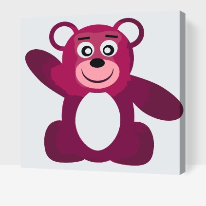 Paint by Number - Bear Greeting