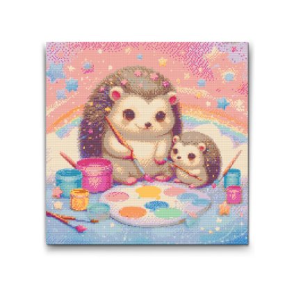 M2_Diamond_Paintings_-_Painting_in_the_clouds_–_hedgehogs