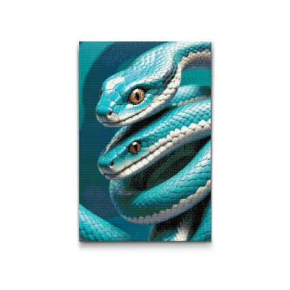 M2_Diamond_Paintings_-_Snakes_in_shades_of_dark_turquoise