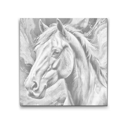 M2_Dotting_Points_-_Horse_in_shades_of_red_and_blue