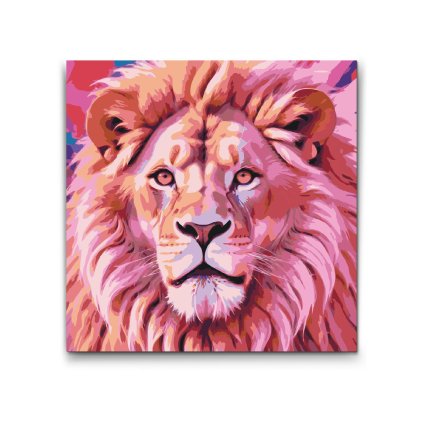 M2_Painting_by_Numbers_-_Lion_in_shades_of_pink