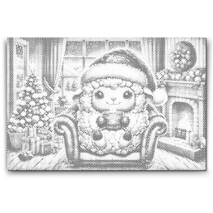 M2_Dotting_Points_-_Christmas_sheep_and_a_cup_of_coffee