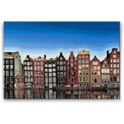 Diamond Painting - Houses in Amsterdam 2